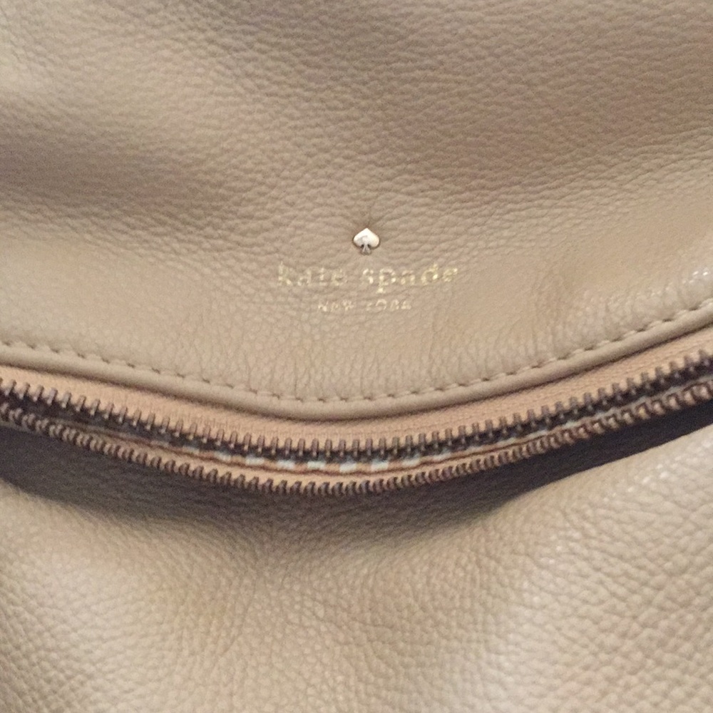 Late spade leather bag